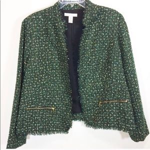 Kelley Green, Black, and Gold Chico Blazer